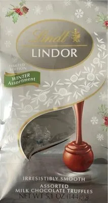 LINDT LINDOR MILK ASSORTED 8X137GM