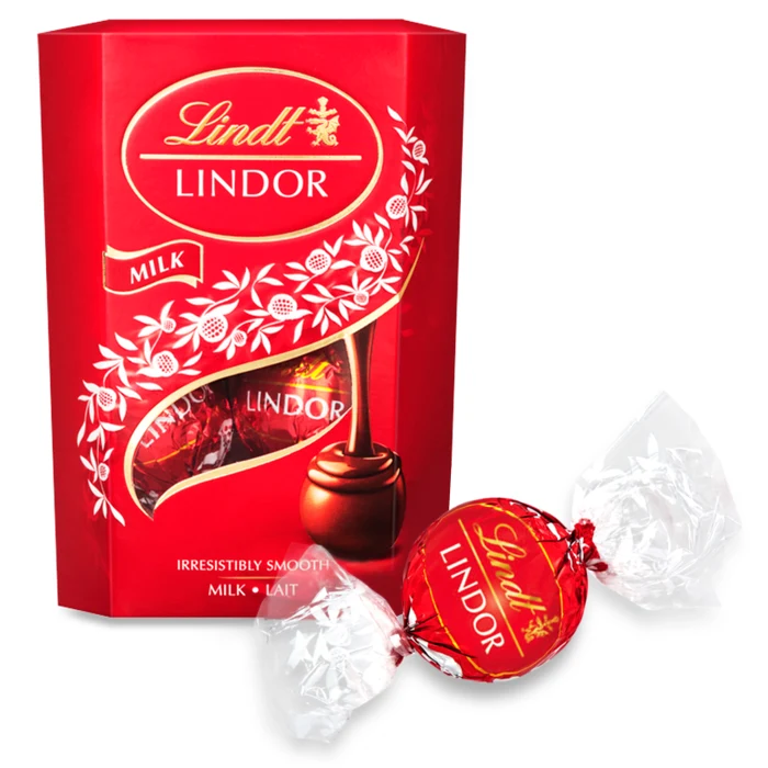 LINDT LINDOR MILK BALLS 8X200GM
