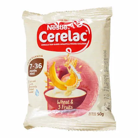 CERELAC WHEAT +3 FRUITS 50G