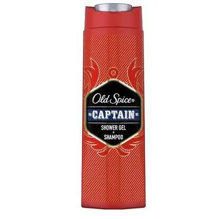 OLD SPICE CAPTAIN 2 IN 1 SHOWER GEL + SHAMPOO 400ML