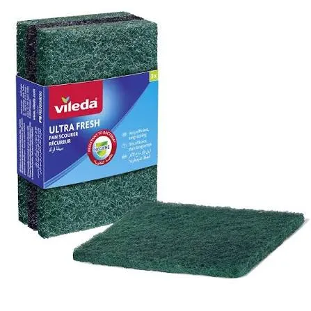 Vileda Ultra Fresh Pan Scourer 3 pcs