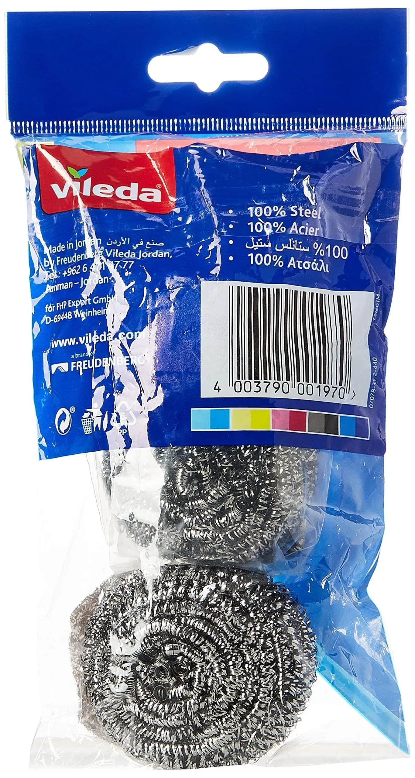 Vileda Inox Scouring Spiral 2 pcs