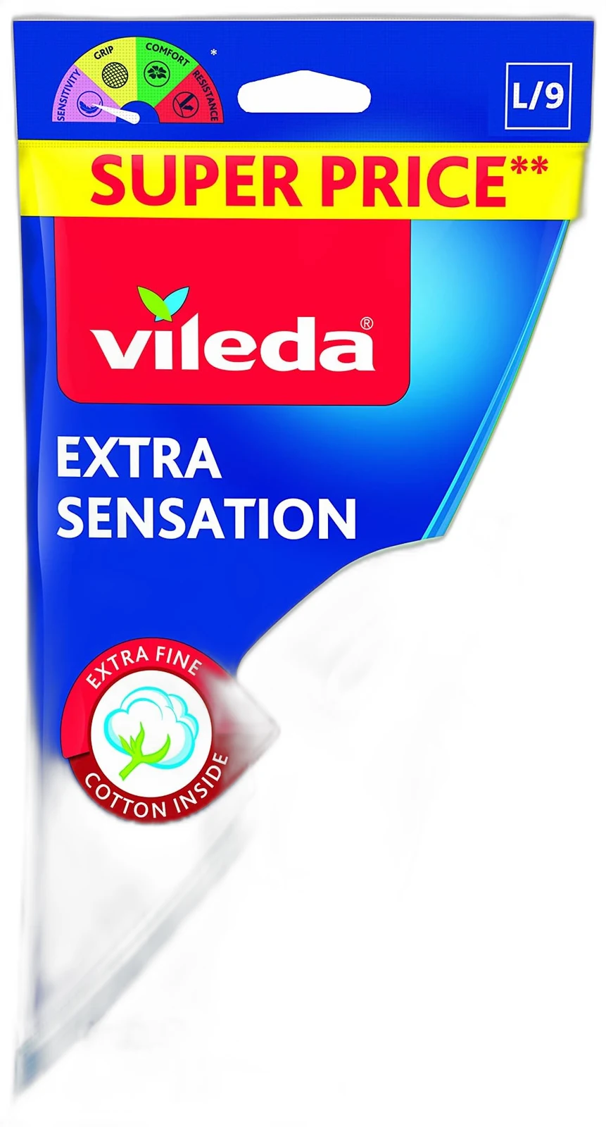 Vileda glove Extra Sensation large