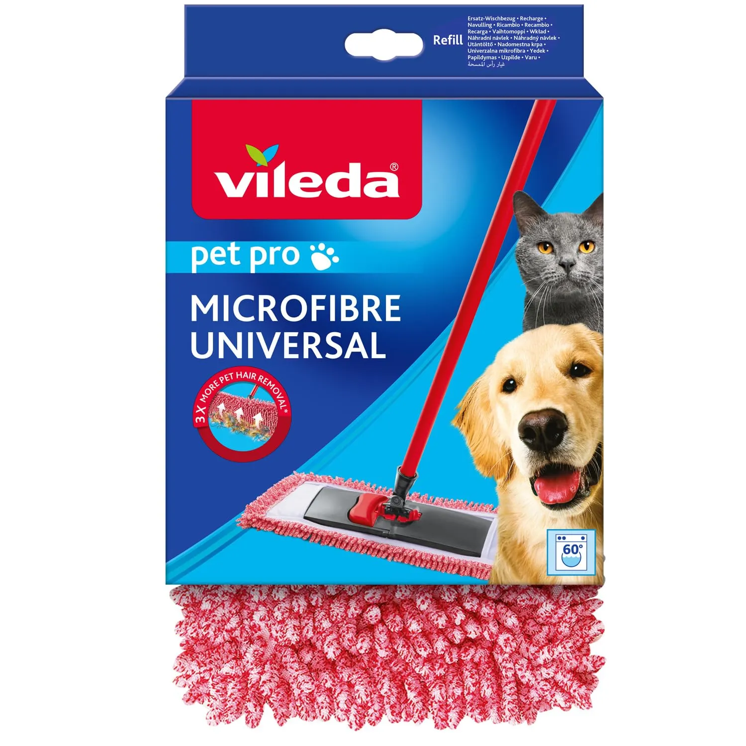 Vileda PET PRO Microfibre Universal Refill