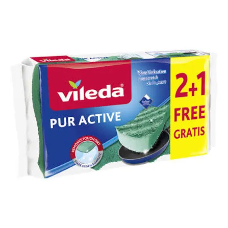 Vileda Pur Active 2+1 Scourer