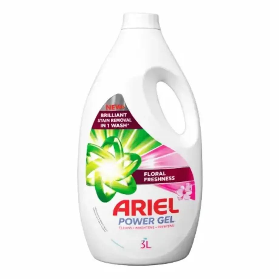 ARIEL POWER GEL FLORAL AUTO WASH 4*3L