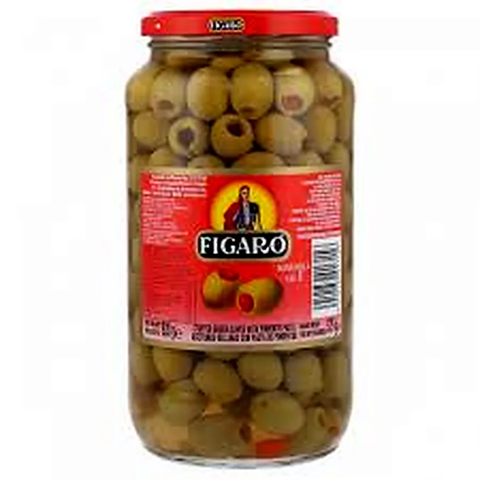 GREEN PITTED OLIVES 3KG FIGARO