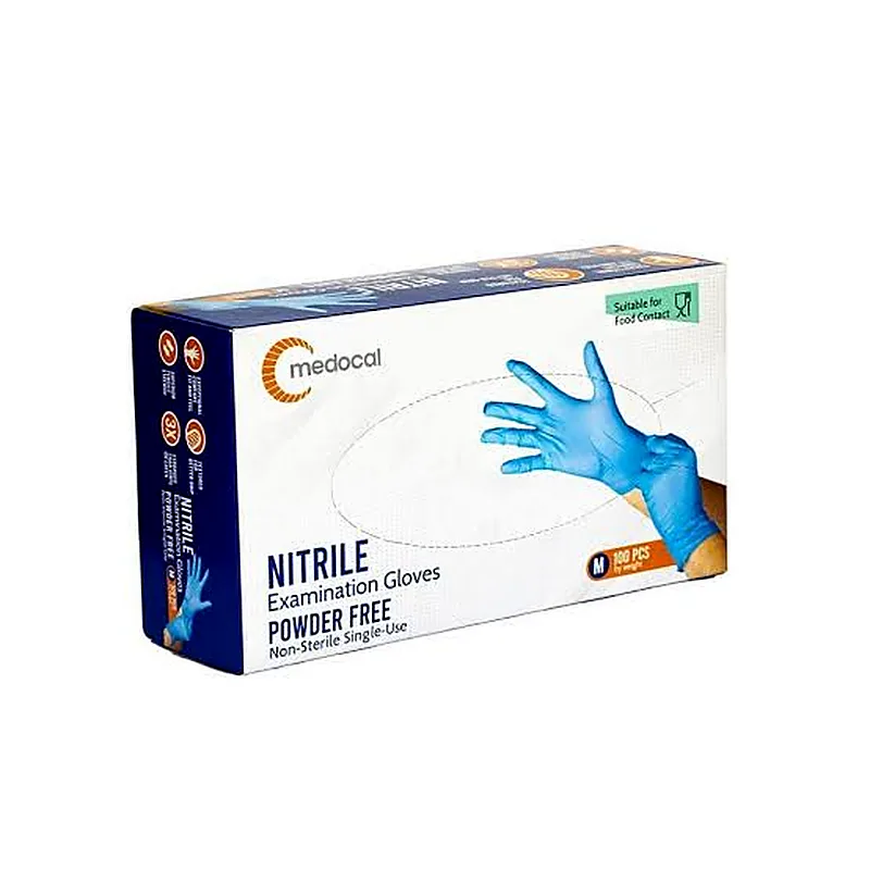 NITRILLE GLOVES BLUE 100'S