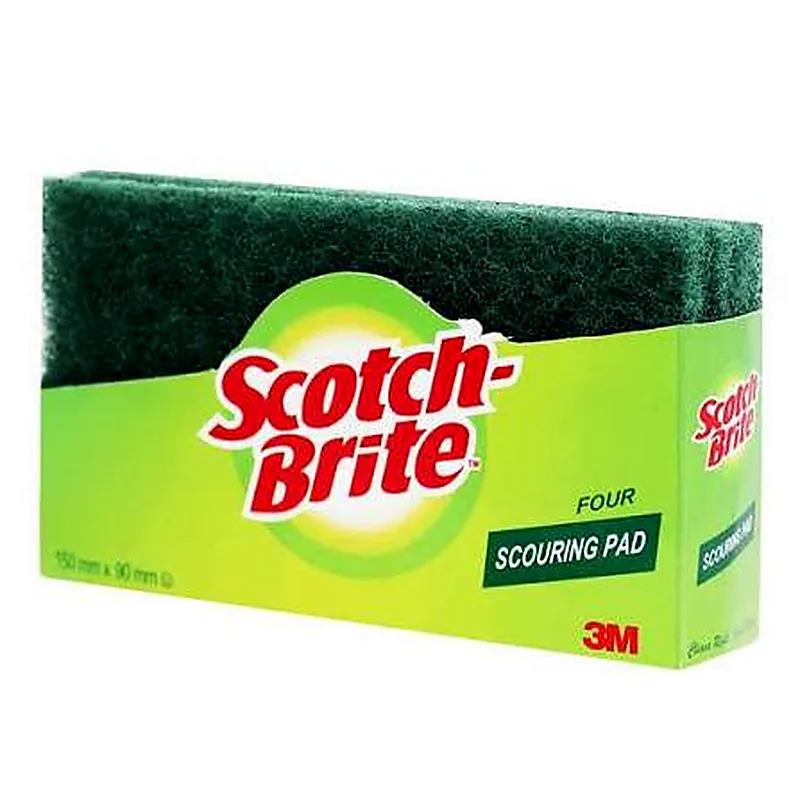 SCOURING PAD WITH SPONGE 1PKTX4PCS