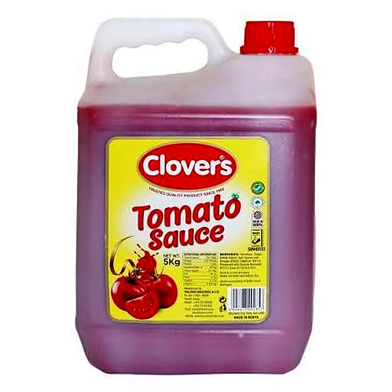 TOMATO SAUCE 5LTR CLOVERS