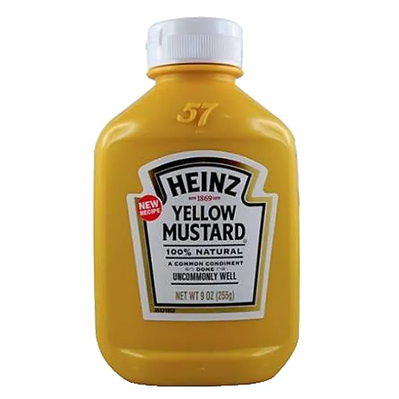 YELLOW MUSTARD 255G HEINZ