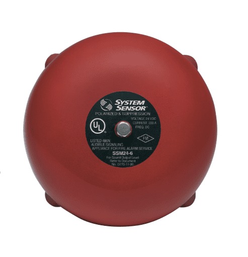 24 Vdc, 6 Inch Bell SSM24-6