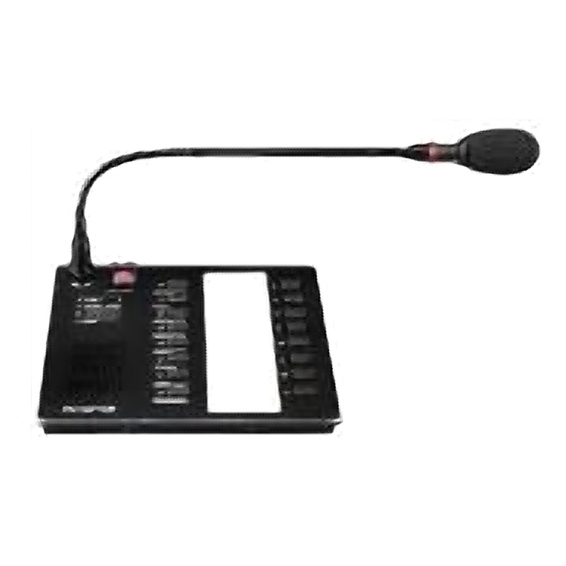 Remote Call Station, 8 preset buttons and 8 configurable buttons, optional gooseneck or PTT RK-MIC