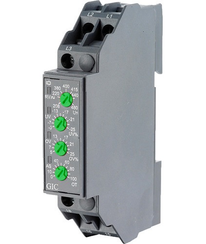 Phase Failure Relay with Uv/ov, Phase Loss & Sequence Selectable Off 208-480VAC 1C/O 3PHASE, 3WIRE MD21DF