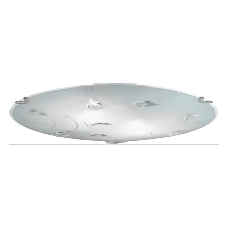 TRIO, Ceiling lamp, Serie 6024 2xE27, max.40 W Body: Metal, Chrome Glass:Glass, White 602400206