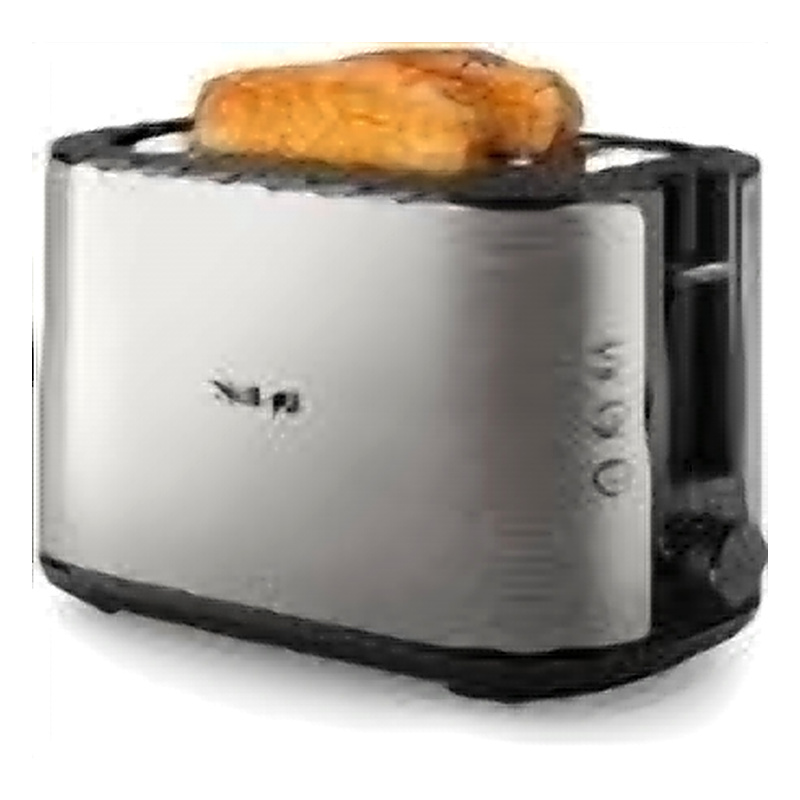 Viva Collection Metal Toaster 950W, Removable crumb tray, Bun warming rack, 8 browning settings, Defrost mode, Reheat mode, Cancel button to stop toasting at any time, Extra auto shut-off protection HD2650/91