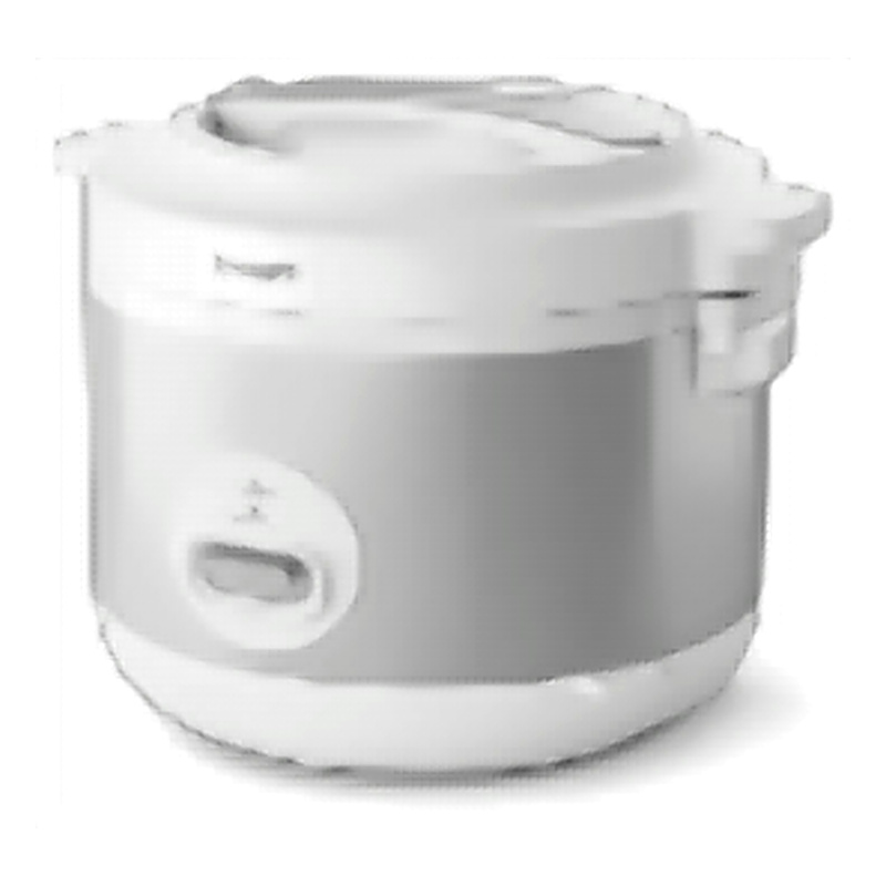 1000 Series Digital Rice Cooker, 1.8 L / 10 cups Capacity, 3D heating system for even cooking, 3 functions in one: cook, steam, and keep warm, 4-layer aluminum pot with durable non-stick coating, Sealing ring locks in steam HD3008/30