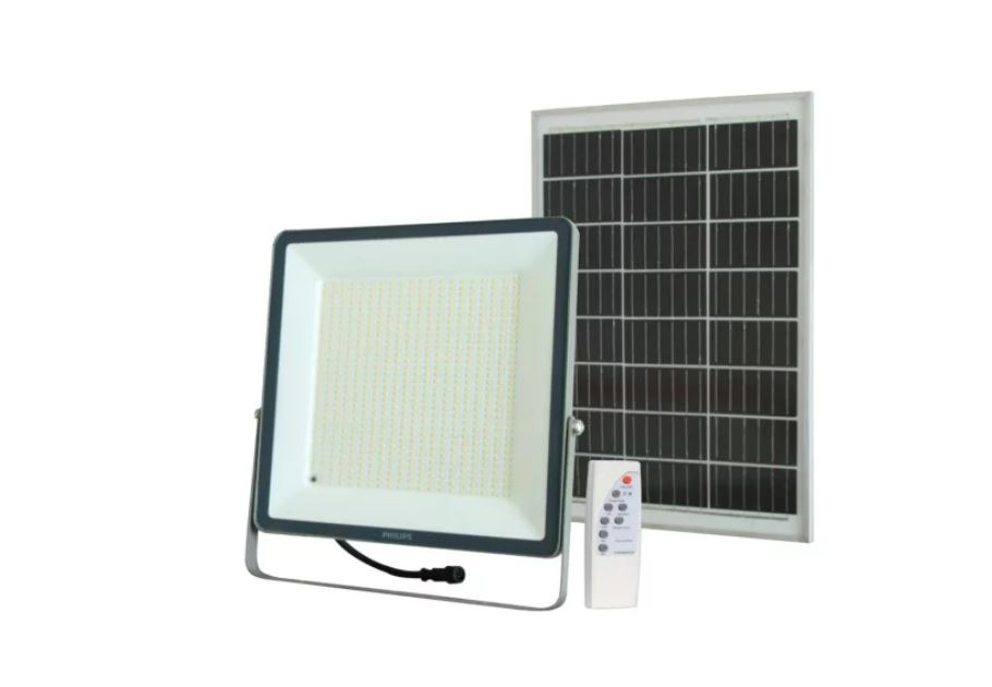 LED Solar Floodlight 20W LED30/757 (Equivalent 300W) 9.6V 6AH Battery BVP080 G2