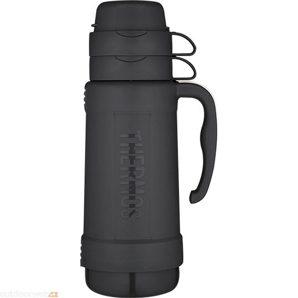 Glass Vacuum Insulated Flask 1.8L Black 40-180