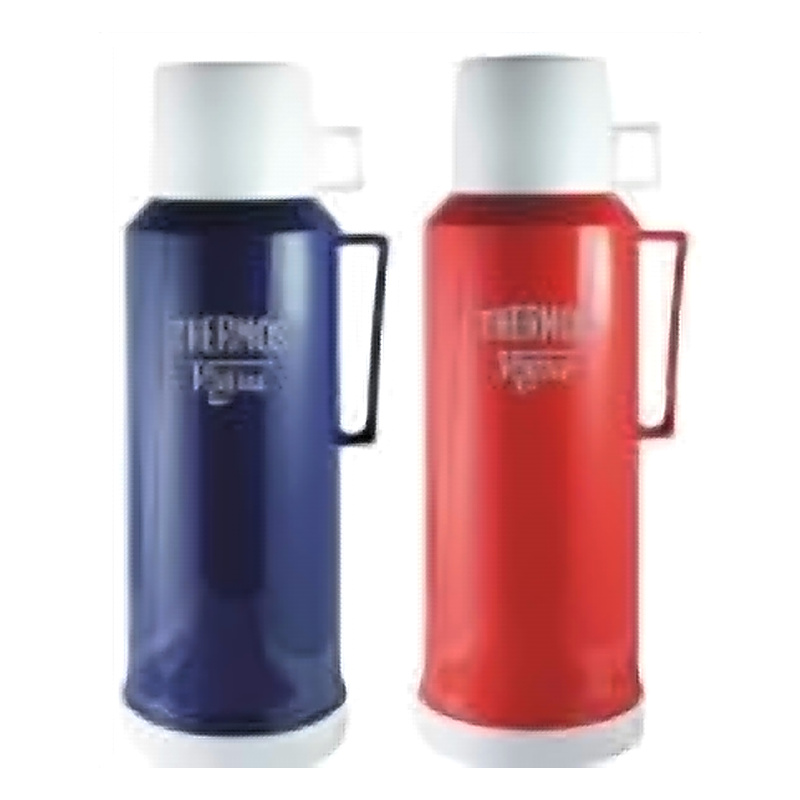 Thermos Vogue Glass Vacuum Insulated Flask 1.0L Red 30-100