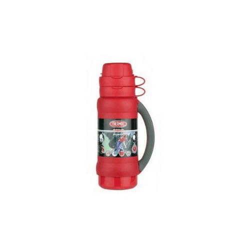 Premier Glass Vacuum Insulated Flask 0.5L Red 34-50