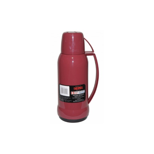 Jupiter Glass Vacuum Flask 0.5L Red 38-50