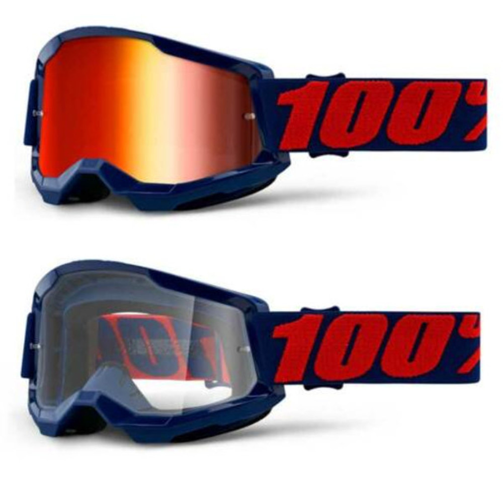 New 100% STRATA 2.0 Motocross Goggles
