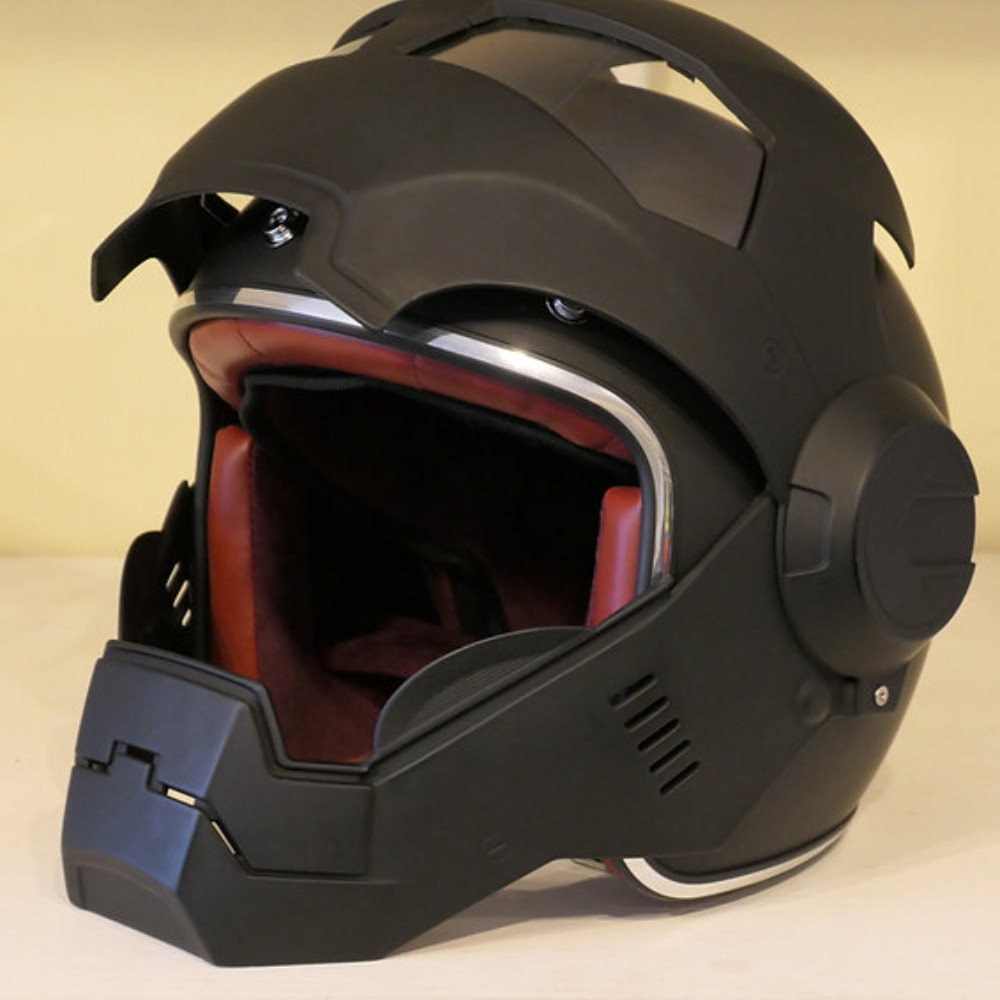 Iron Man Motorcycle Helmet DOT Safety approved