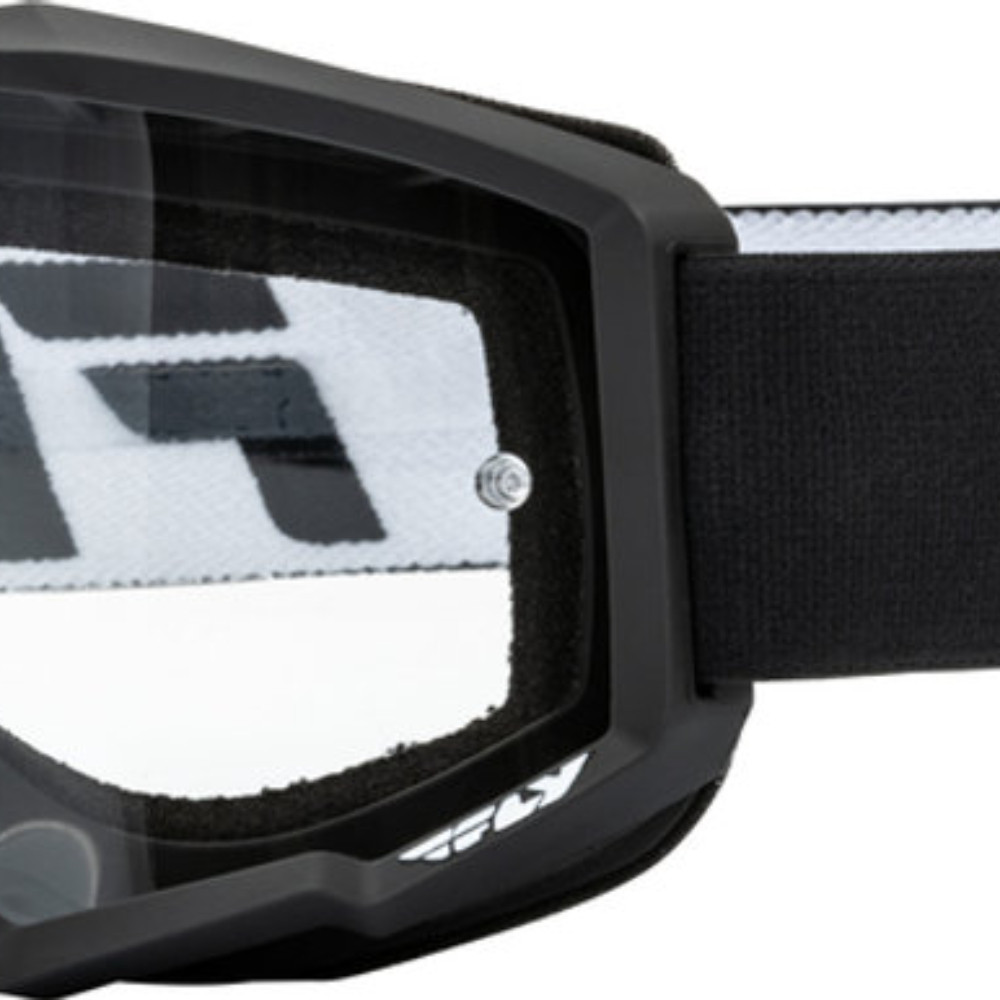 FLY Racing Focus Goggle White/Black - Clear Lens