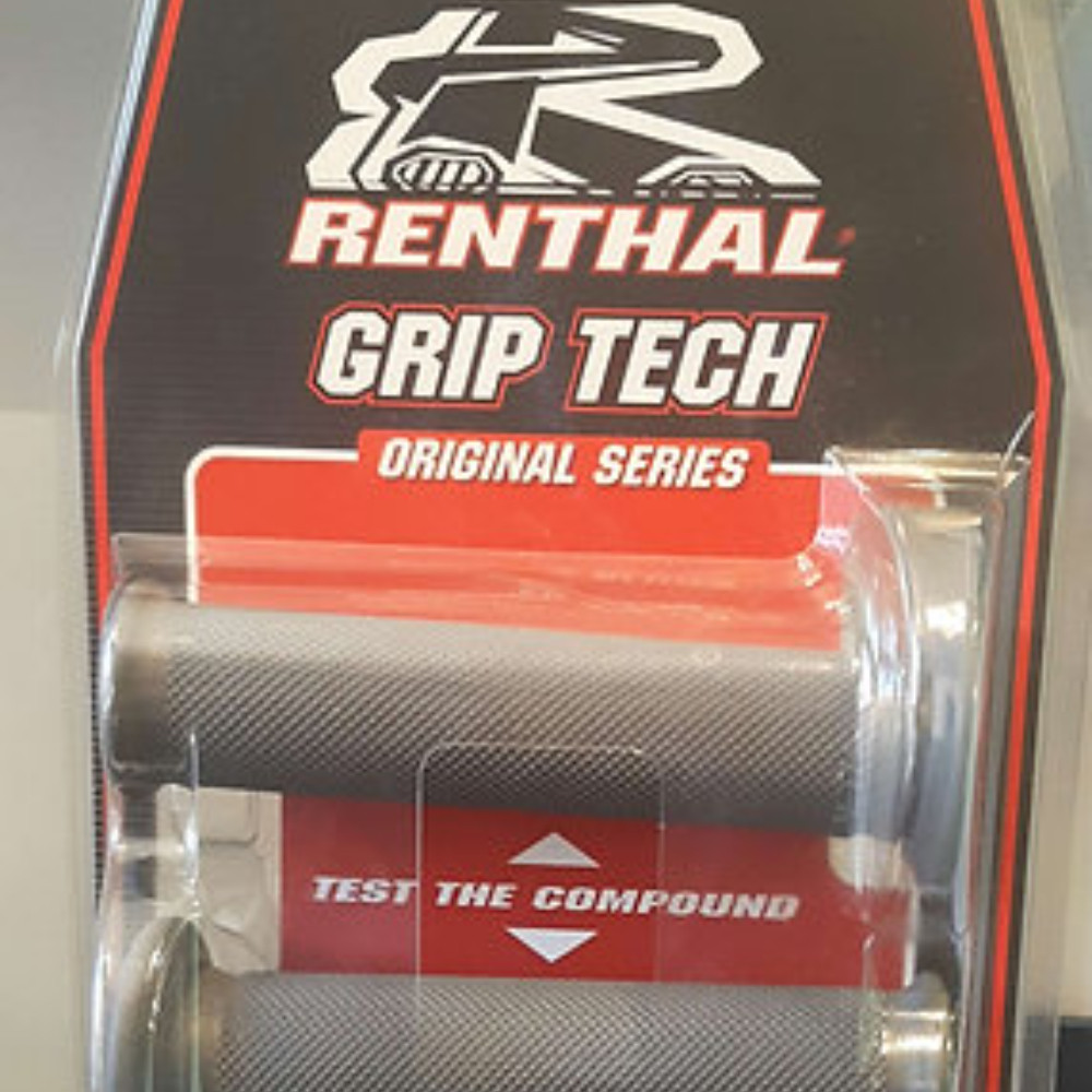 Renthal full diamond grips medium - grey.