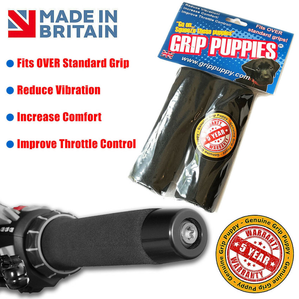 Grip Puppies Universal (12.7cm) Black Pair Puppy G