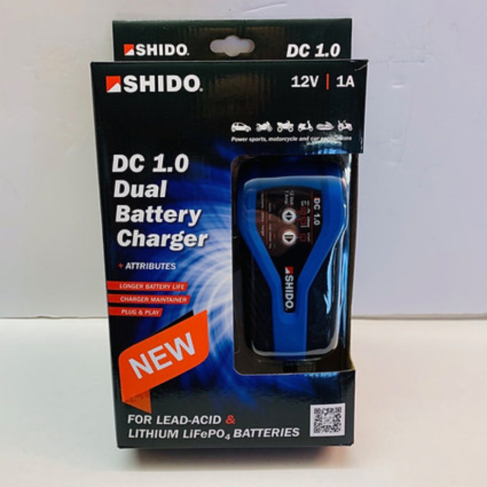 Shido DC1.0 12V/1A Dual Lithium Battery Charger