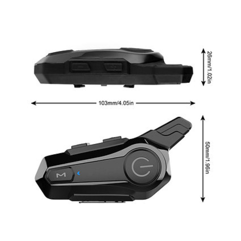 Wireless Helmet Intercom Bluetooth Headset