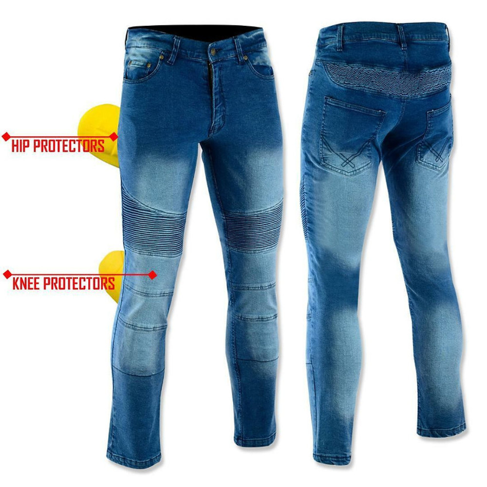 Mens CE Armoured Motorcycle Jeans