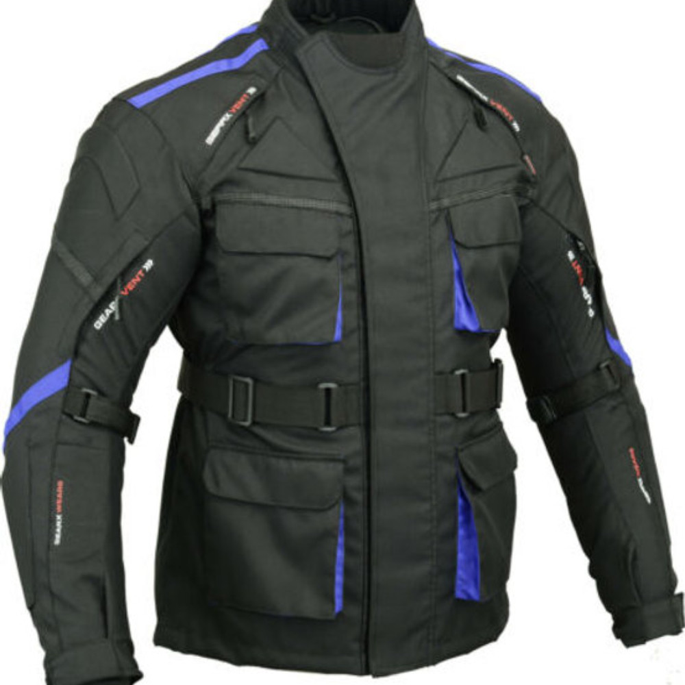 Mens Surfer Tourer Waterproof Jacket Extra Padded