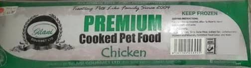 Gilani Cooked Petfood Chicken 1kg