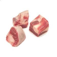Goat Cubes on bone