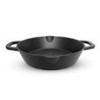 High Frying Pan With 2 Grips Luigi Ferrero Tika FR- 3527 35X27X6.4 CM, Cast IRON#1009215