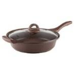 Deep Fry Pan With Lid Muhler Mia MR-2807M 28X7CM, 2.8L, CHOCOLATE, DIE-CAST#1004663
